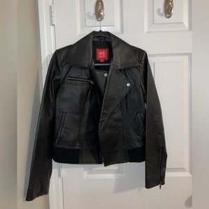 Leather Moto Jacket